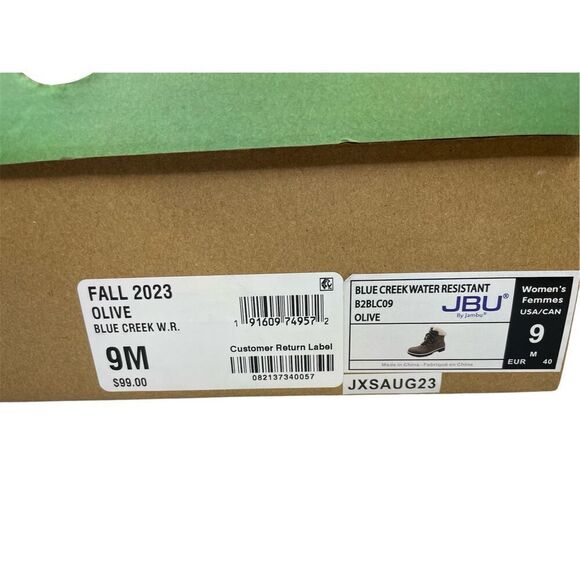 Jambu Women's Blue Creek Water Resistant Snow Boot olive, 9M - Picture 9 of 9